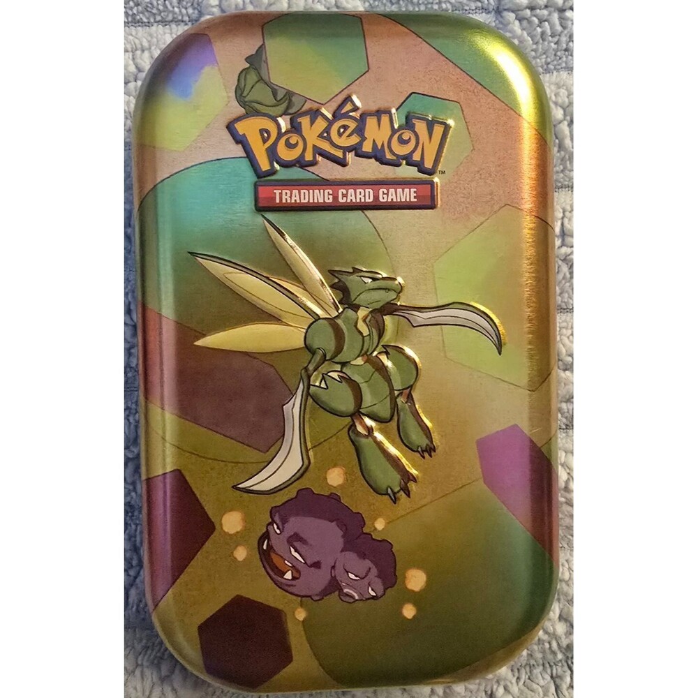 Pokemon 151 Weezing & Scyther Mint empty tin